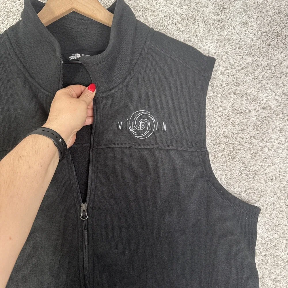The‎ North Face Villain Fleece Sweater Vest XL Heathered Black